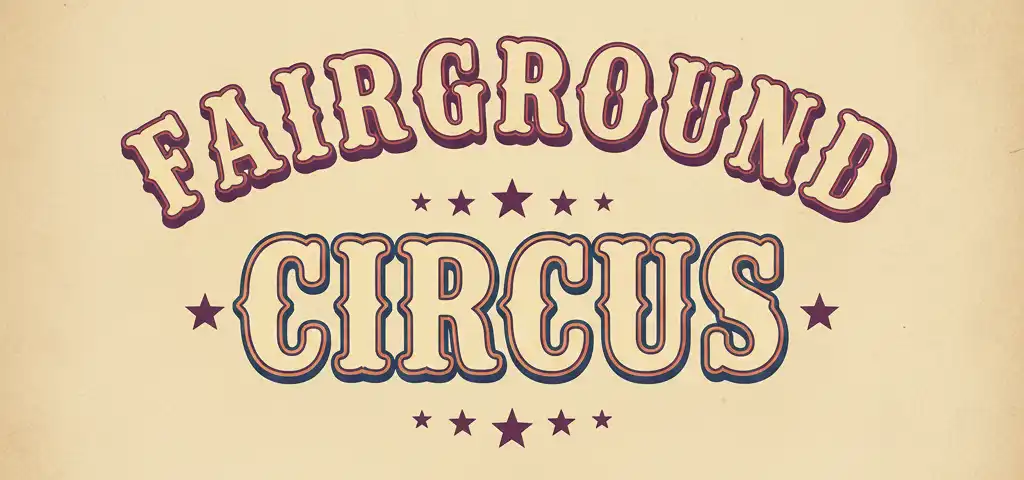 Fairground Circus Logo